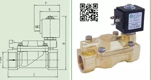 Cấu tạo van điện từ hơi nóng ode