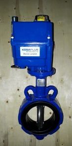 Van bướm điện từ DN100