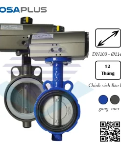 van bướm điều khiển khí nén Dn100 kosaplus