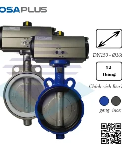 van bướm điều khiển khí nén Dn150 kosaplus
