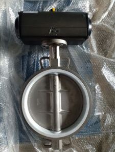 Van bướm inox điều khiển khí nén