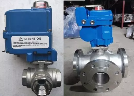 Van bi ba ngã điều khiển điện