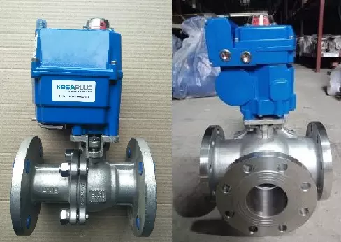 van_bi_ba_nga_dieu_khien_dien_kosaplus van bi điều khiển điện Hàn Quốc