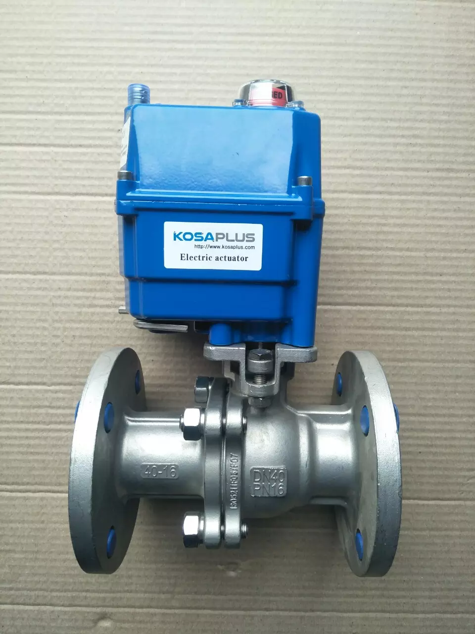 van_bi_bich_dieu_khien_dien_kosaplus_hq van bi lắp bích điều khiển điện