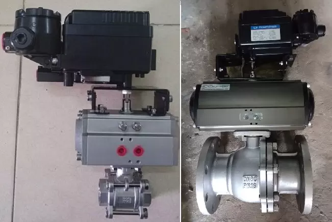 van bi điều khiển khí nén tuyến tính