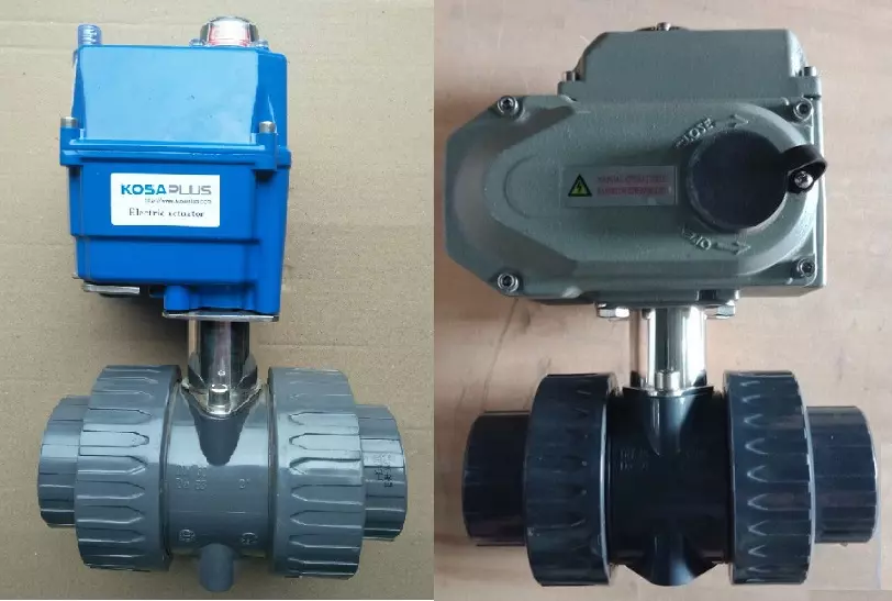 van bi nhựa điều khiển điện