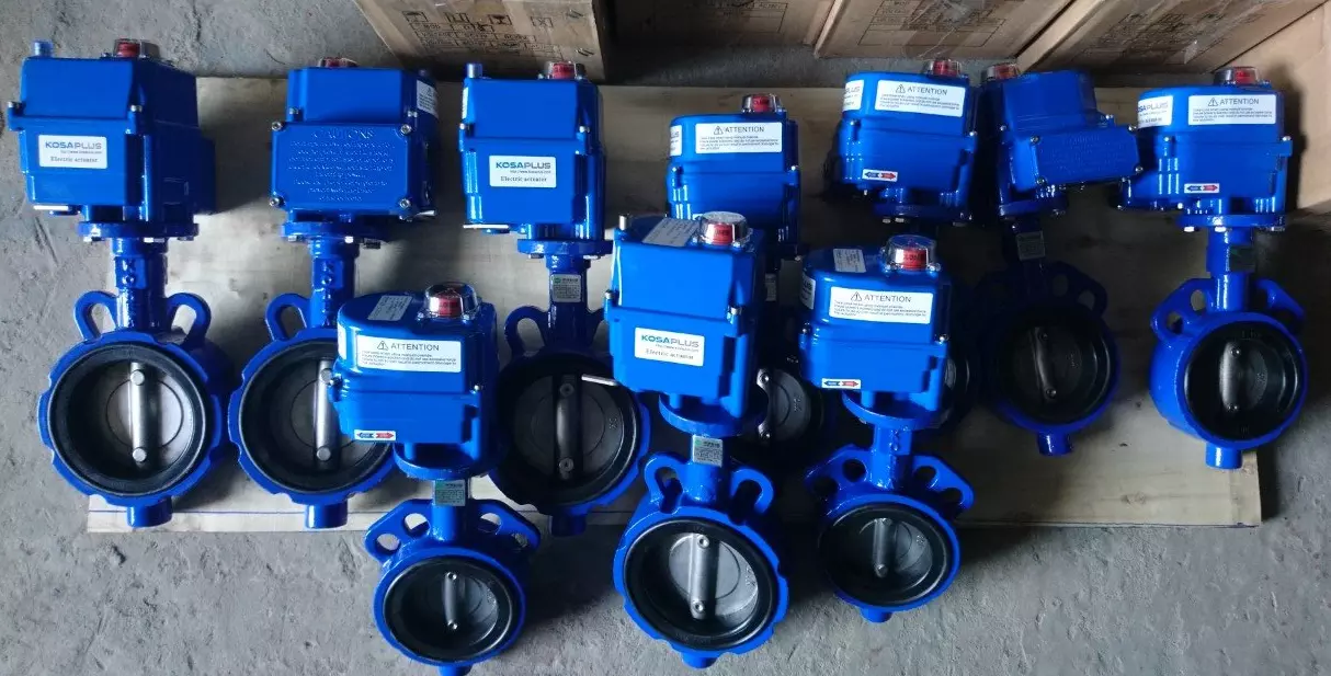 van bướm điều khiển điện Hàn Quốc