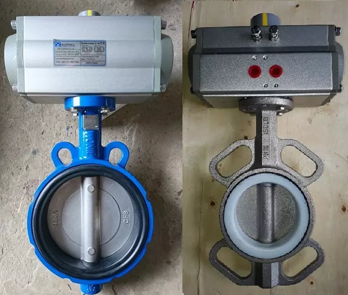 van bướm điều khiển khí nén Haitima