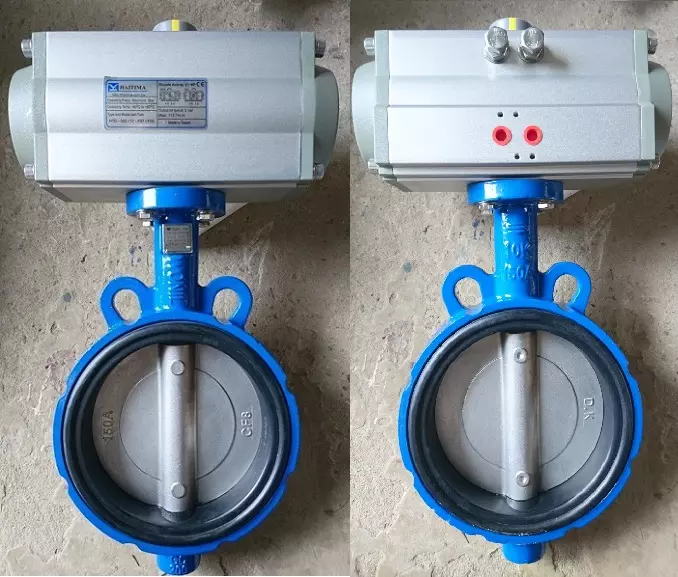 van bướm điều khiển khí nén Haitima