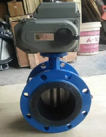 van_buom_hai_mat_bich_dieu_khien_dien_dl van bướm hai mặt bích điều khiển điện