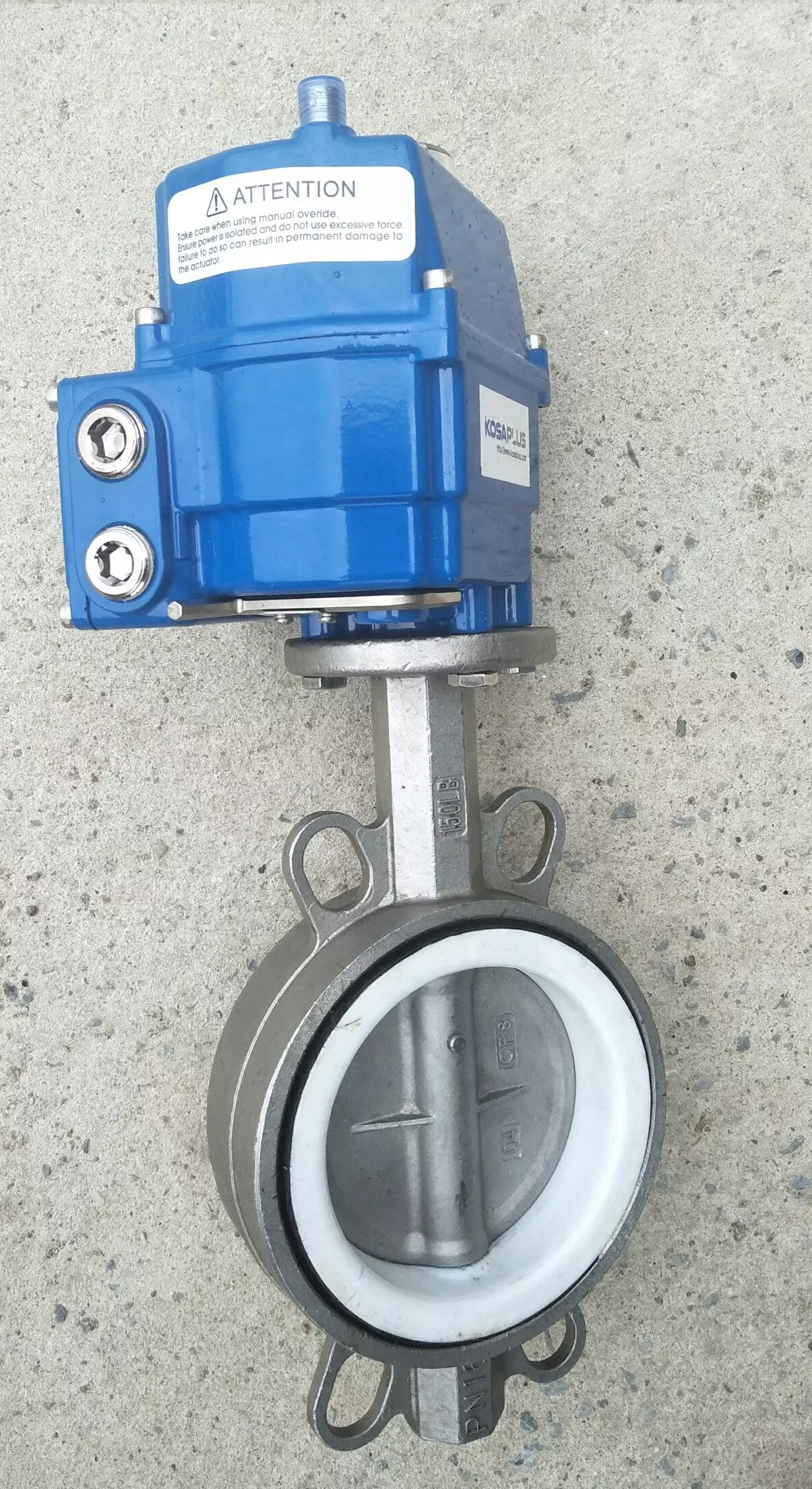 van bướm inox điều khiển điện kosa2