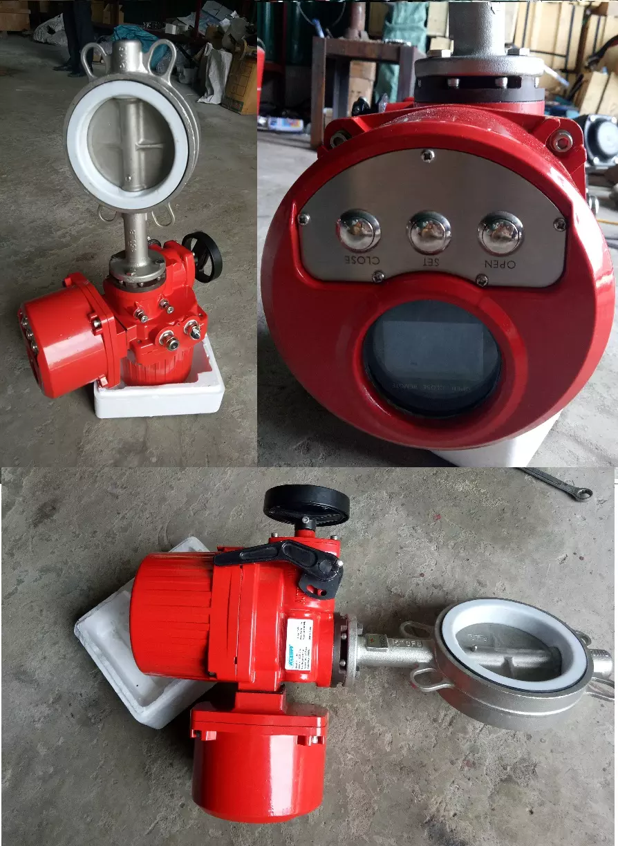 van bướm điều khiển điện tuyến tính