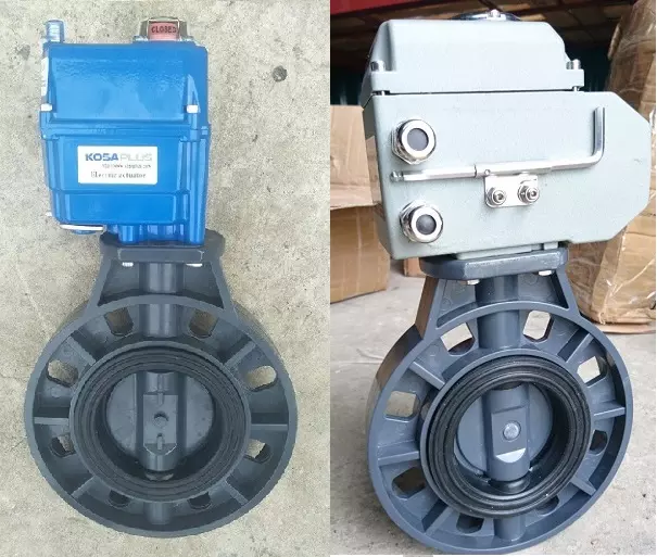 van bướm nhựa điều khiển điện