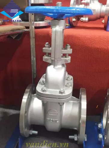 Van cổng inox hàn quốc ty nổi