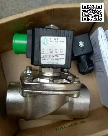 van điện từ hơi nóng ode italia