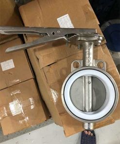 Van bướm tay gạt inox