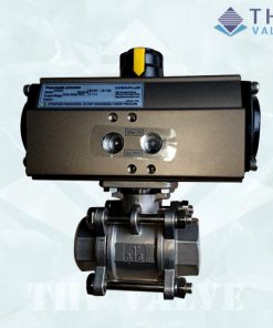 van bi inox điều khiển khí nén