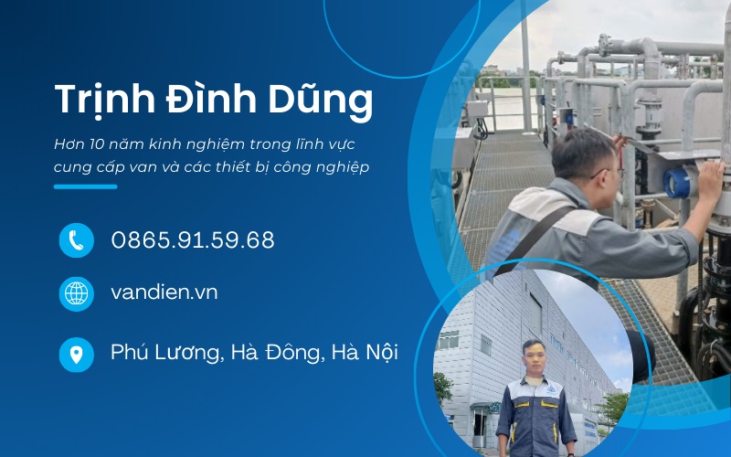 Tác giả Trịnh Đình Dũng - Chuyên gia tư vấn giải pháp van công nghiệp