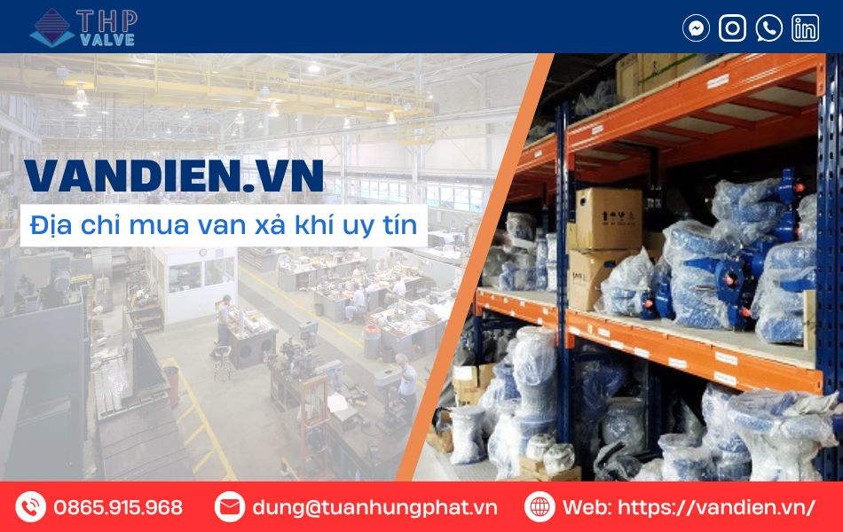 Địa chỉ mua van xả khí chất lượng, chính hãng