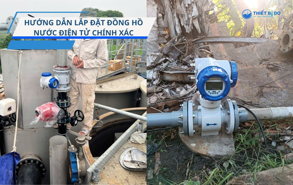 lắp đặt đồng hồ nước điện tử