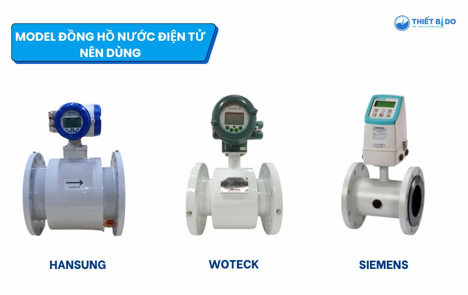 top 3 mẫu đồng hồ nước điện tử