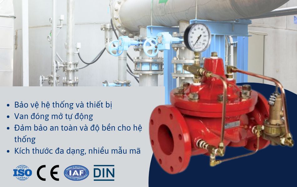 Ưu điểm của van giảm áp