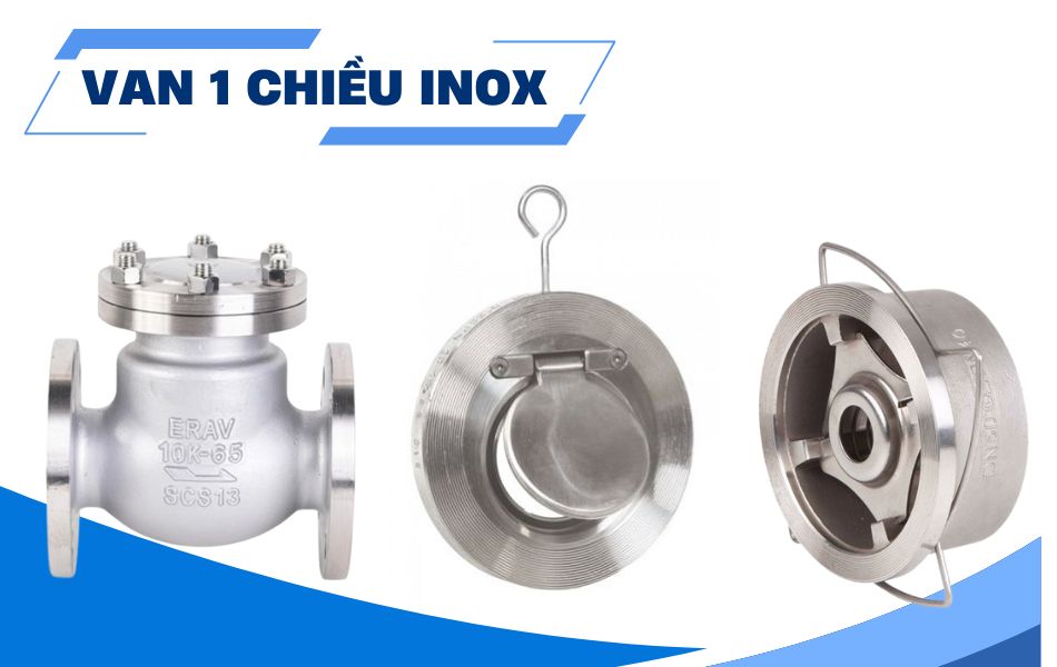Van 1 chiều inox