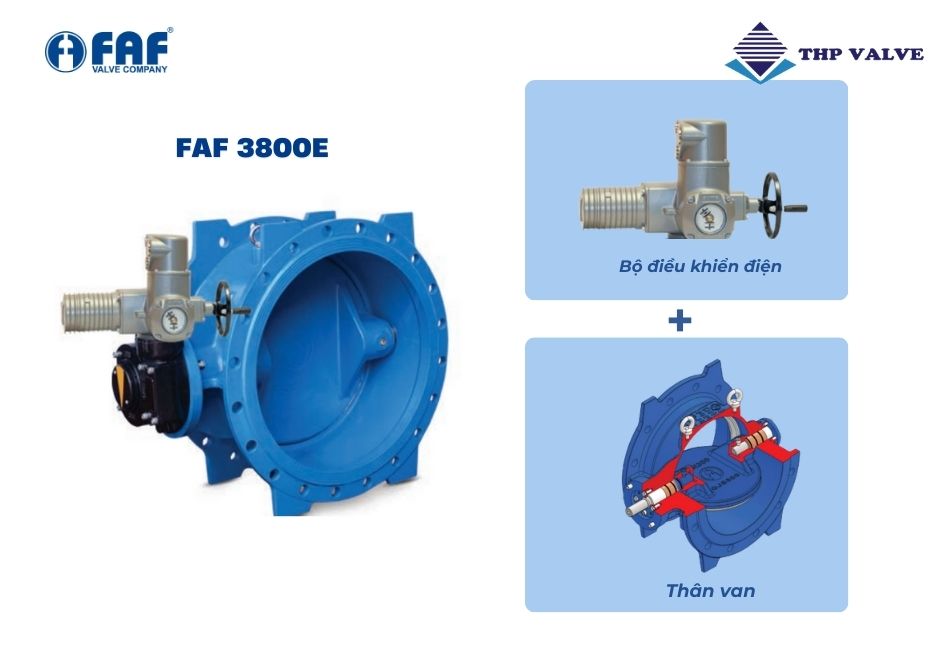 van bướm điều khiển điện faf 3800e