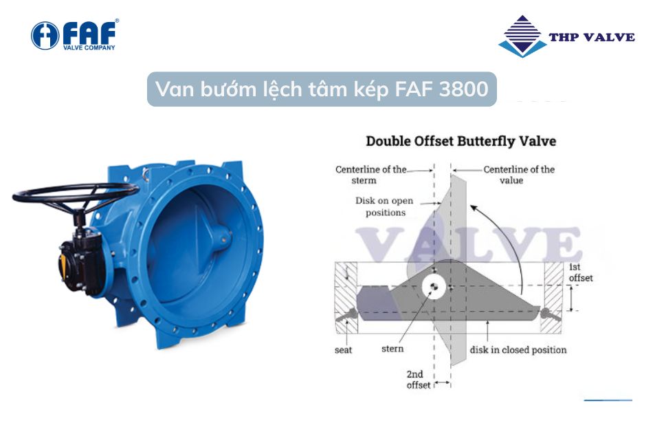 van bướm lệch tâm faf 3800