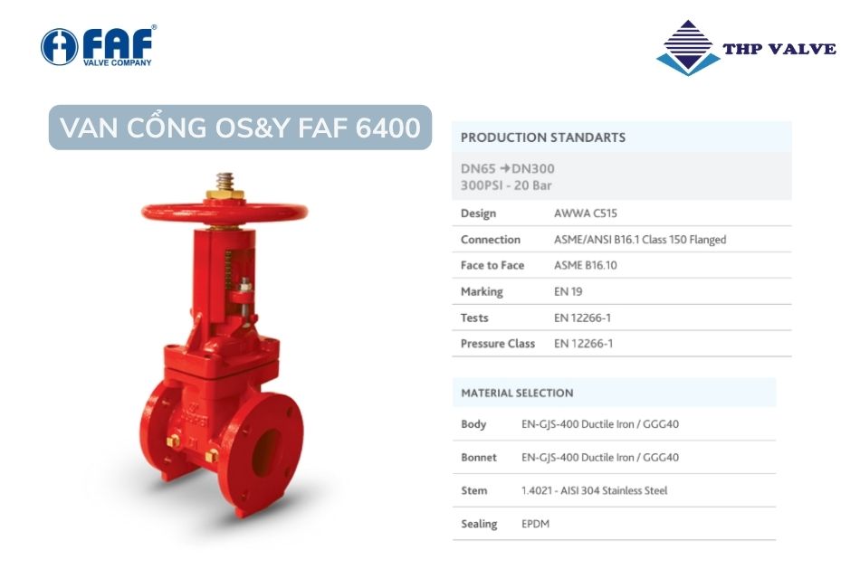 van cổng ty nổi faf 6400