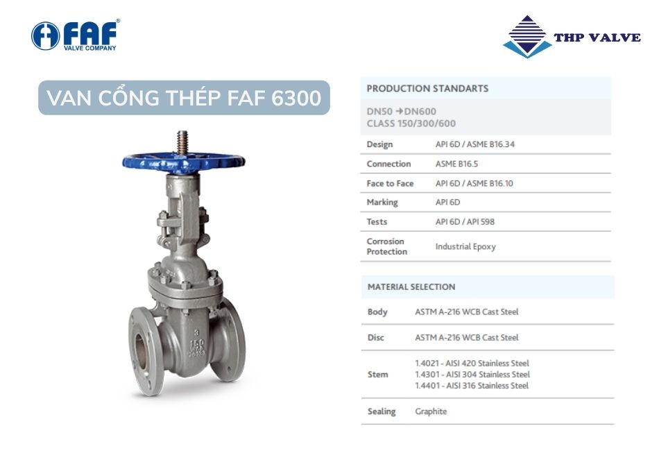 van cửa thép faf 6300