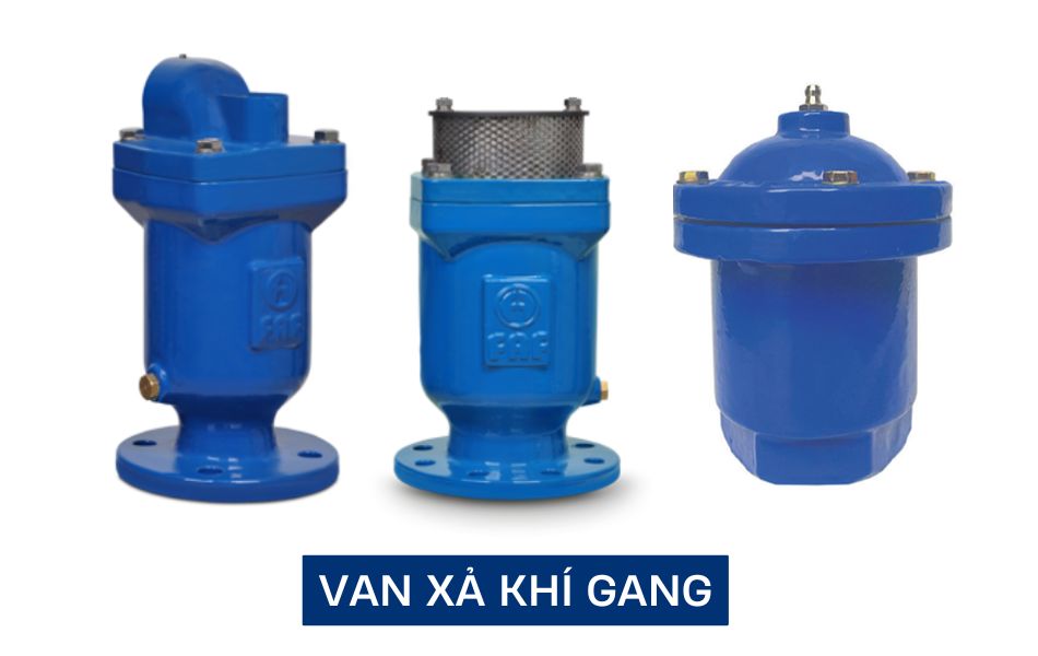 Van xả khí gang